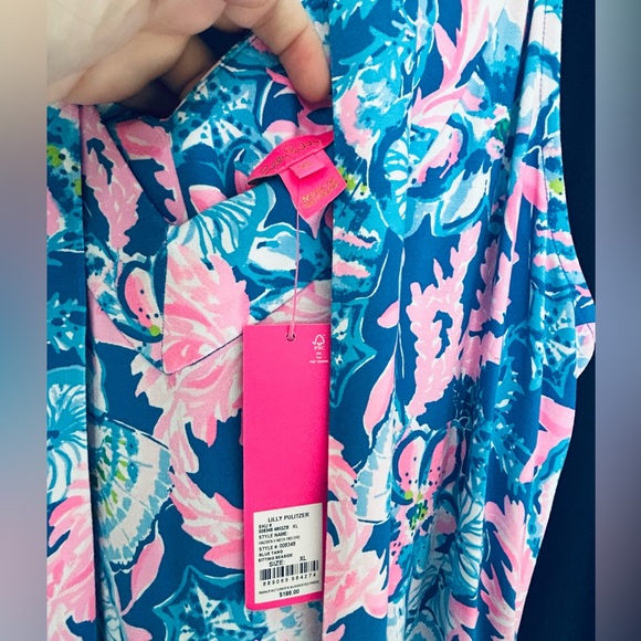 Lilly Pulitzer Floral Sleeveless Maxi Dress - Picture 4 of 6